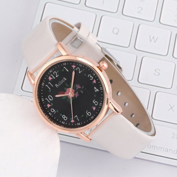 [PINK]leather Belt Casual Womens Rose [Stainless Steel] - Picture 4 of 7